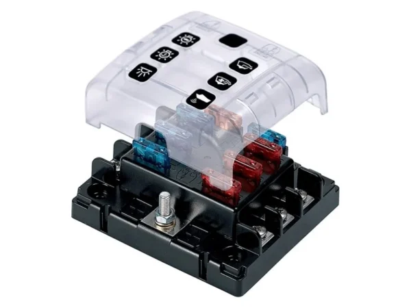 BEP ATC-6W Fuse Holder 6-Way with Cover