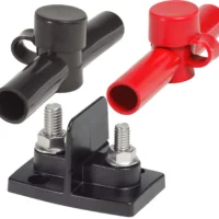 Blue Sea PowerPost Dual 1 x 5/16in and 1 x 3/8in Studs With Insulators