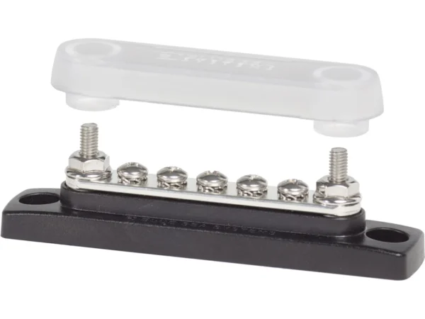 Blue Sea Common 100A MiniBus Five #8-32 Studs With Cover - Image 1