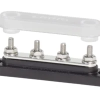 Blue Sea Common 100A MiniBus Four  #10-32 Studs With Cover