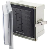 Blue Sea Panel Enclosure 6 Blank Circuits Surface Mount System