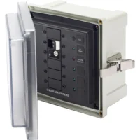 Blue Sea Panel Enclosure 120v AC 30A ELCI Main Surface Mount System