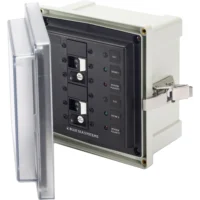 Blue Sea Panel Enclosure Dual 120v AC 30A ELCI Main Surface Mount System