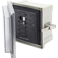 Blue Sea Panel Enclosure 120v AC 50A ELCI Main Surface Mount System