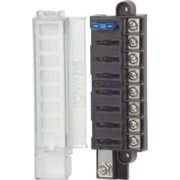 Blue Sea 5046 8-Circuit Fuse Block ST ATO/ATC with Cover