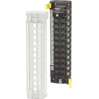 Blue Sea ST CLB Circuit Breaker Block - 12 Position with Negative Bus