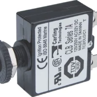 Blue Sea 7A Push Button Quick Connect Circuit Breaker