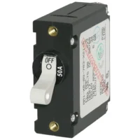 Blue Sea 7230 Circuit Breaker AA1Toggle 50A with White Toggle