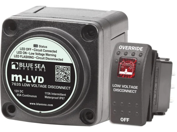 Blue Sea m-LVD Low Voltage Disconnect 12vDC - Image 1