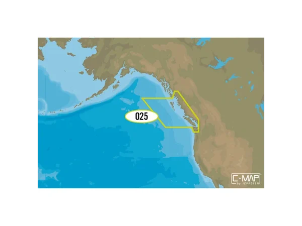 C-MAP M-NA-D025 4D microSD Canada West Including Puget Sound