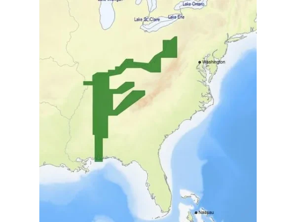 C-MAP M-NA-D039 4D microSD US Rivers OH, TN-Tom, Cumberland