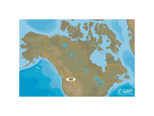 C-MAP M-NA-D048 4D microSD Canada lakes