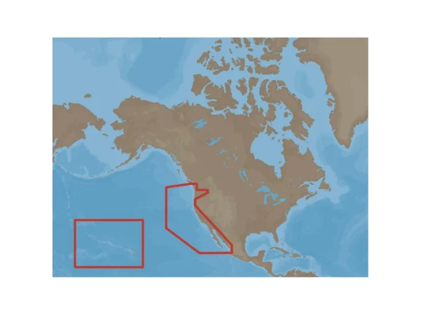 C-MAP NA-M024 Max Wide microSD West Coast And Hawaii - Image 1