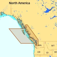 C-MAP NA-M025 Max Wide microSD Canada West Including Puget Sound