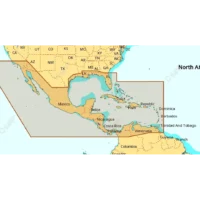 C-MAP NA-M027 Max Wide microSD Central America and Caribbean