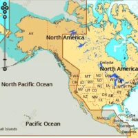 C-MAP NA-M035 Max MegaWide microSD Pacific Coast and Central America