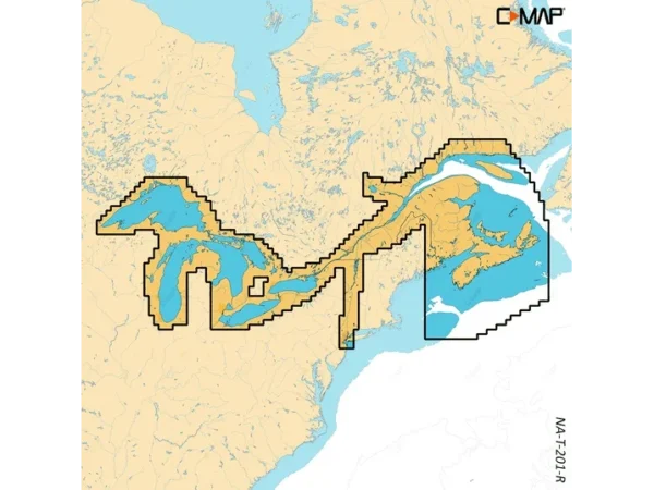 C-MAP Reveal X Coastal Great Lakes microSD