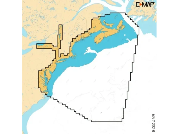 C-MAP Reveal X Coastal Nova Scotia to Chesapeake Bay microSD