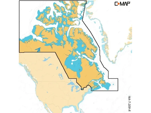 C-MAP Reveal X Coastal Canada North and East microSD