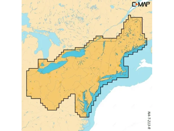 C-MAP Reveal X Inland US Lakes North East microSD