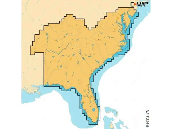 C-MAP Reveal X Inland US Lakes South East microSD