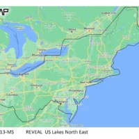 C-MAP Reveal Inland US Lakes North East