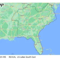 C-MAP Reveal Inland US Lakes South East