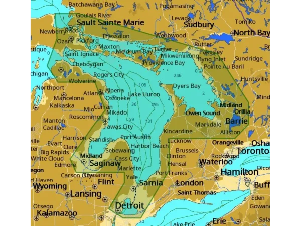C-MAP M-NA-D932 4D Local Lake Huron And Georgian Bay - Image 1