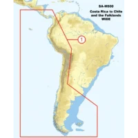 C-MAP SA-M500 Max Wide C Card Costa Rica - Chile - Falklands