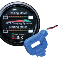 Dual Pro Lithiumm Battery Status Indicator w/2 CTfts Dual Marine Round Display
