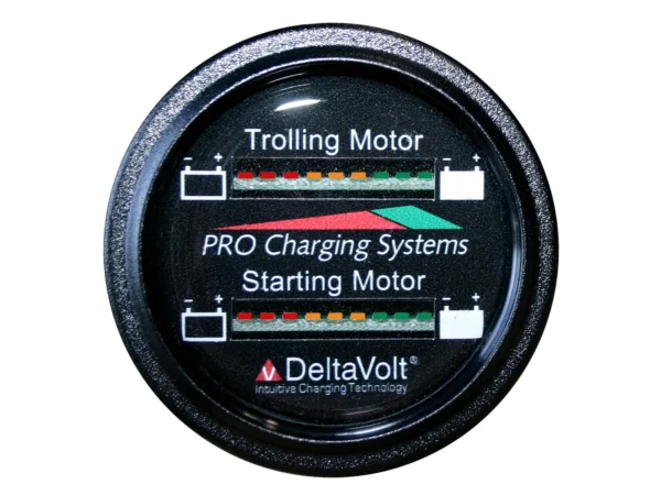Dual Pro Battery Fuel Gauge For 2 - 12v Systems