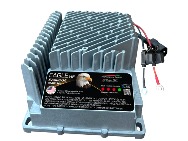 Dual Pro Eagle Performance ES800 36v Battery Charger 1 Bank 22 Amps