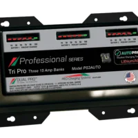 Dual Pro PS3AUTO Battery Charger, Auto Profile 3 Bank 45 Amps