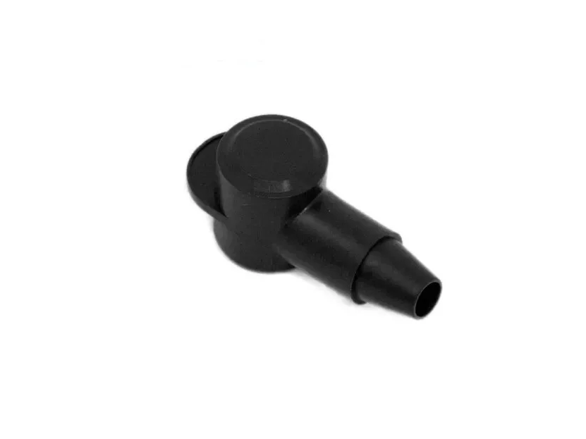 EME421801_001 EGIS CableCap Stud Insulator 4-8 AWG Black Two Pack Retail Pack - Image 1