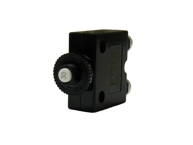 EME471030_001 EGIS Push Button Panel Mount Circuit Breaker Screw Terminals 30 Amp Retail Pack - Image 1
