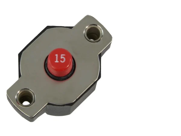 EGIS 15A Medium Duty Push Button Circuit Breaker - Image 1