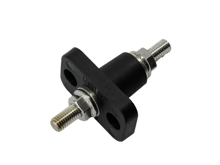EME6250140_001 EGIS Feed Through Terminal Black M10 (3/8") Retail Pack - Image 1