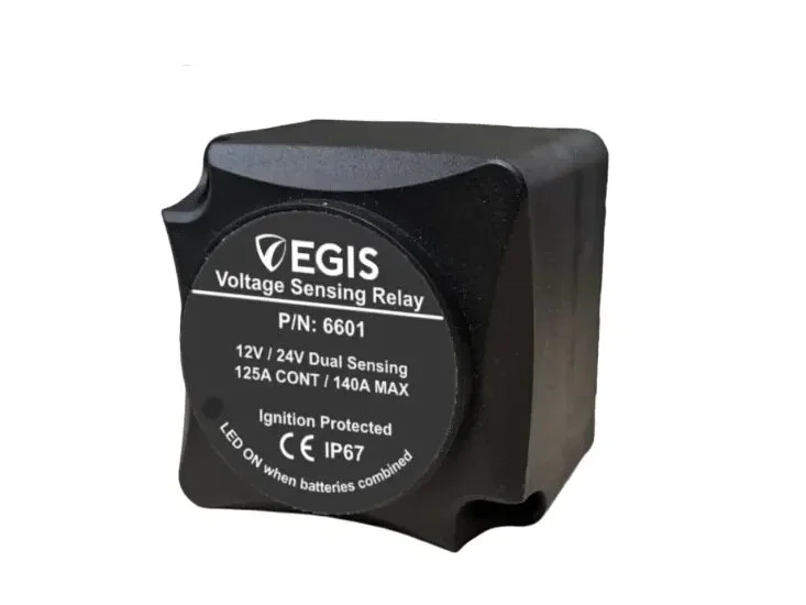 EME6601_001 EGIS Mini Automatic Charging Relay 125 Amp Bulk Pack - Image 1