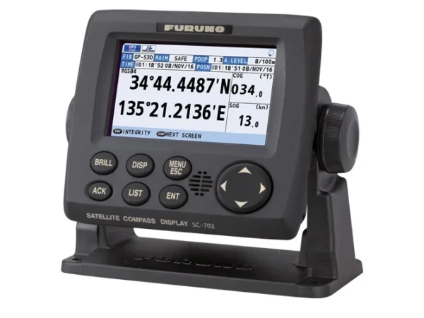 Furuno SC130 Satellite Compass 4.3in Color LCD Display 3 GPS Antenna Receivers - Image 1