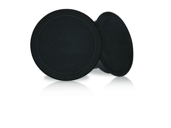 Fusion FM-F65RB 6in Black Round Flush Mount Speakers