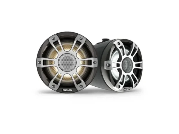 Fusion SG-FLT653SPB 6.5in Towe Speaker Black 3i With CRGBW Lighting