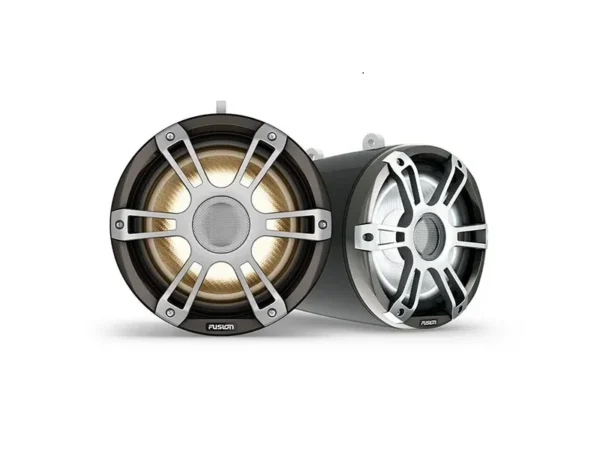 Fusion SG-FLT883SPB 8.8in Towe Speaker Black 3i With CRGBW Lighting