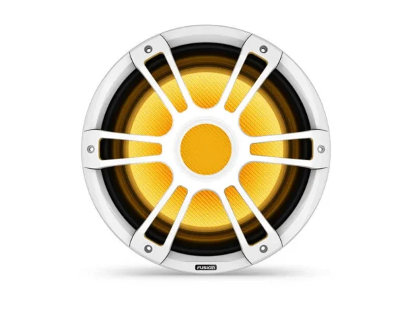 Fusion SG-SL123SPW 12in 600 Watt Sub-Woofer Sports Grill White