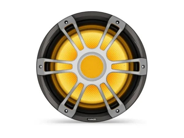 Fusion SG-SL123SPG 12in 600 Watt Sub-Woofer Sports Grill Gray