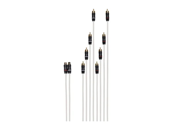 Fusion RCA Splitter Cable 2 Female RCAfts to 8 Male RCAf