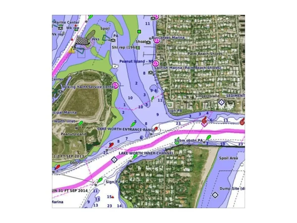 Garmin VEU466S G2 Vision Card Golfe Du Lion To San Remo