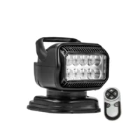 Golight GT Series LED Black Wireless Handheld Remote Portable Magnetic Shoe 12v