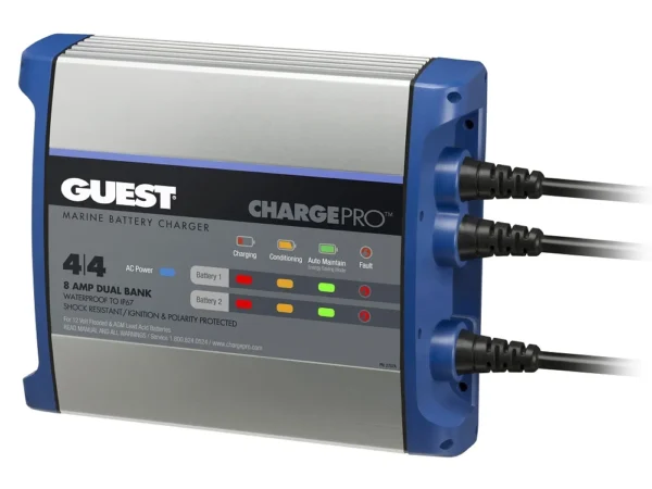 Guest 2707A 8A 2 Bank 120V Input Battery Charger - Image 1