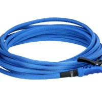 HoseCoil 50ft Blue Flexible Hose Kit with Rubber Tip Nozzle