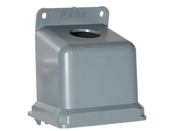 Hubbell BB100N 15 Degree NON-METALLIC Back Box For 100A - Image 1